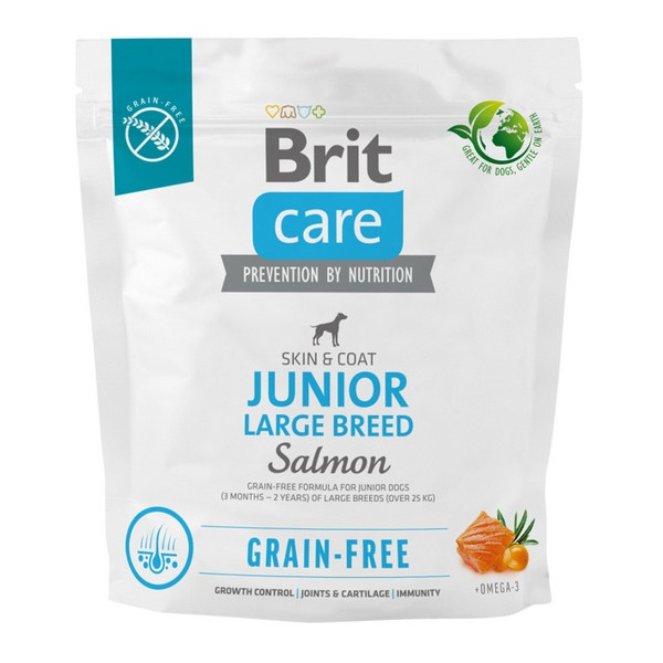 Brit Care Grain Free Junior Large Breed Salmon 1kg