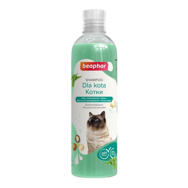 Beaphar Szampon z olejkiem makadamia dla kota 250ml