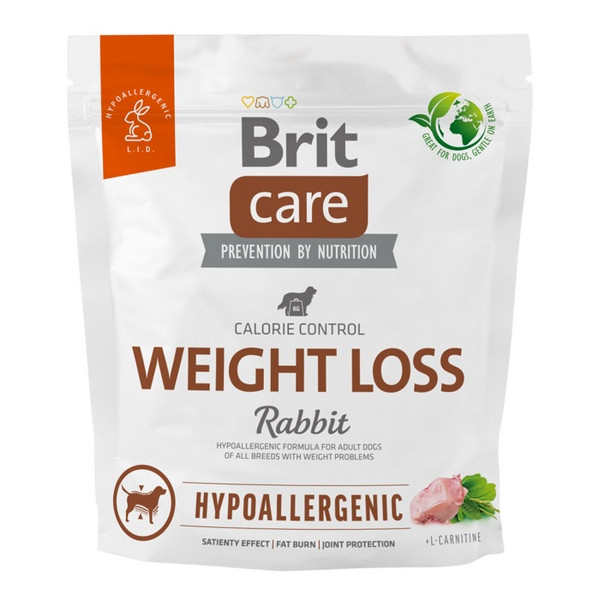 Brit Care Hypoallergenic Dog Weight Loss Rabbit 1kg