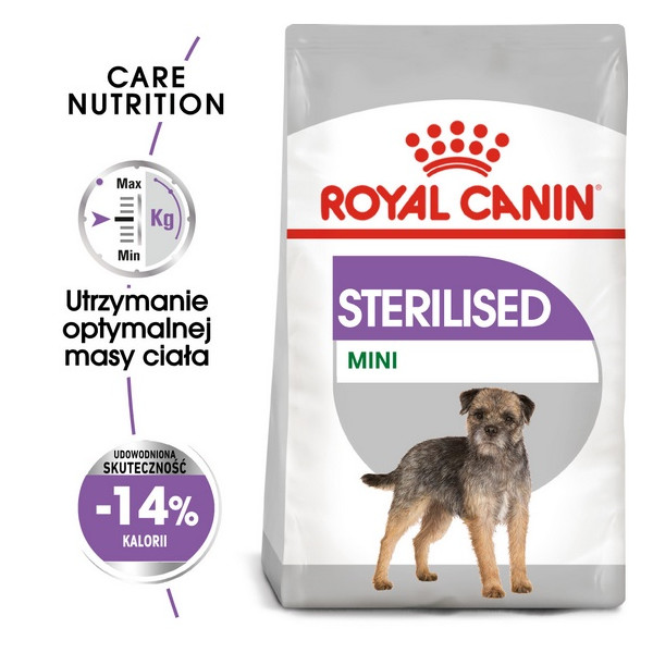 Royal Canin Mini Sterilised karma sucha dla psów dorosłych, ras małych, sterylizowanych 1kg