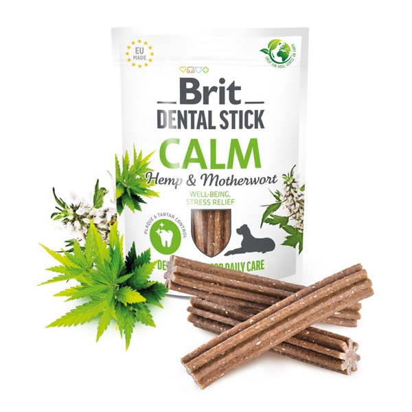 Brit Dental Stick Calm Hemp & Motherwort 251g