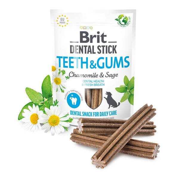 Brit Dental Stick Teeth & Gums with Chamomile & Sage 251g