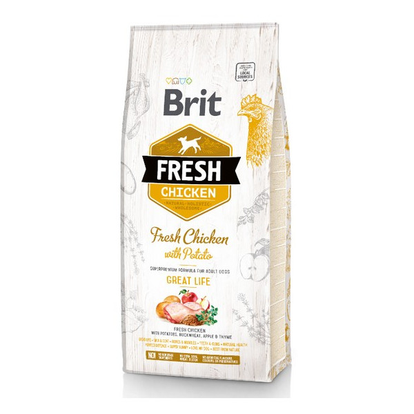 Brit Fresh Dog Adult Chicken & Potato 12kg