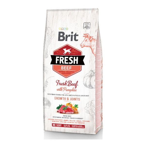 Brit Fresh Dog Puppy Large Beef & Pumpkin 12kg