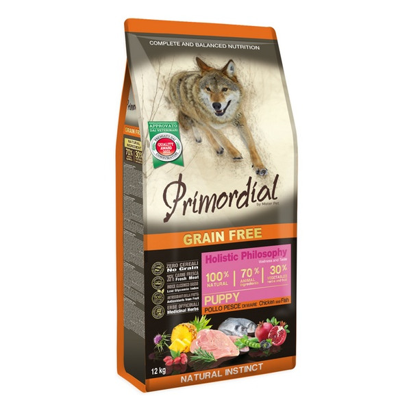 Primordial Dog Grain Free Puppy Chicken & Sea Fish 12kg