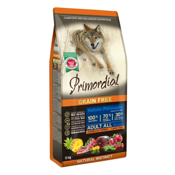 Primordial Dog Grain Free Adult Tuna & Lamb 12kg