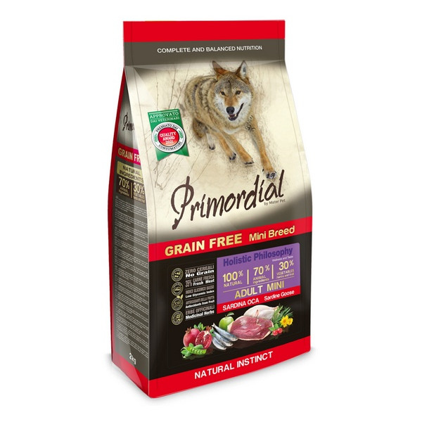 Primordial Dog Grain Free Mini Adult Sardine & Goose 2kg