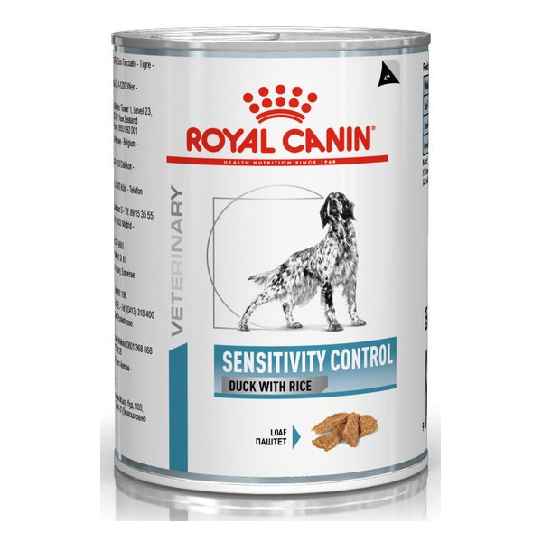 Royal Canin Veterinary Diet Canine Sensitivity Control kaczka i ryż puszka 420g