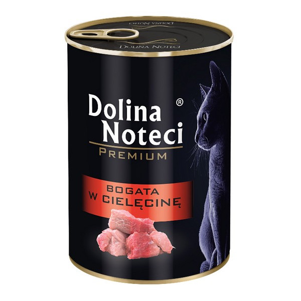 Dolina Noteci Premium Kot Bogata w cielęcinę puszka 400g