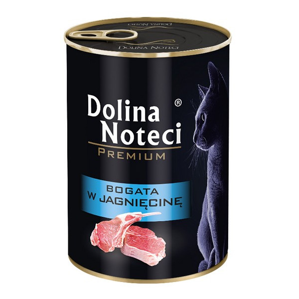 Dolina Noteci Premium Kot Bogata w jagnięcinę puszka 400g