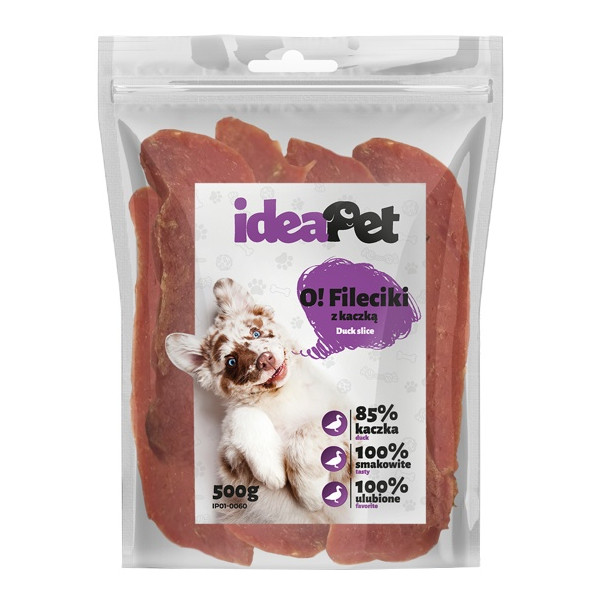 IdeaPet Fileciki z kaczką 500g