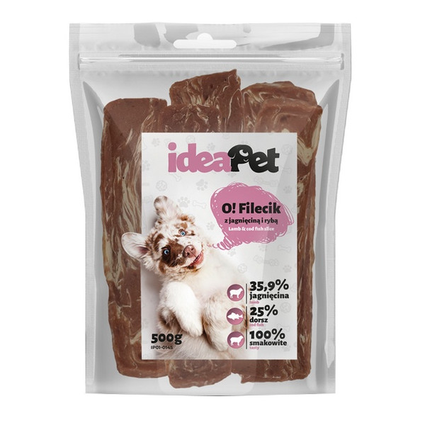 IdeaPet Fileciki z jagnięciną i rybą 500g