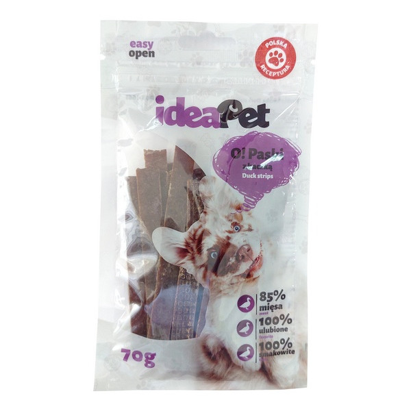IdeaPet O! Paski z kaczką 70g