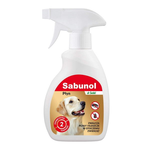 Sabunol Płyn do zwalczania pcheł w otoczeniu zwierząt 250ml