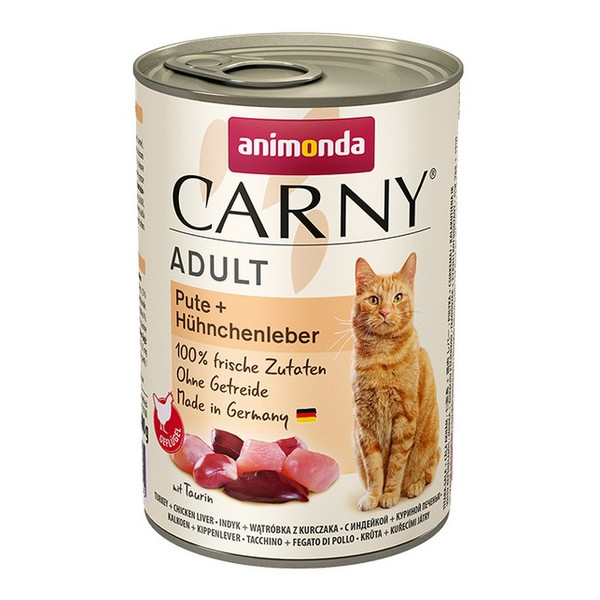 Animonda Carny Adult Indyk + Wątróbka kurczaka puszka 400g