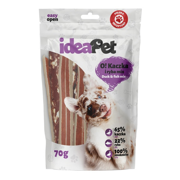 IdeaPet O! Kaczka i ryba mix 70g