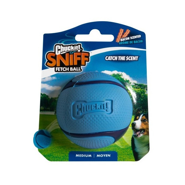 Chuckit! Sniff Fetch Ball Bacon Medium [33207]