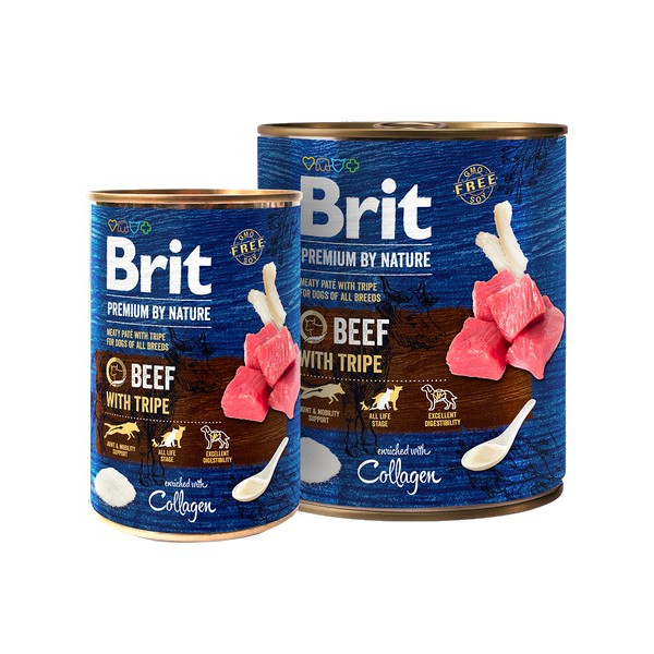 Brit Premium By Nature Beef & Tripe puszka 400g