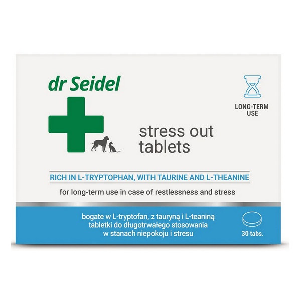 DermaPharm Stress Out dla psa i kota blister 30 tabl.
