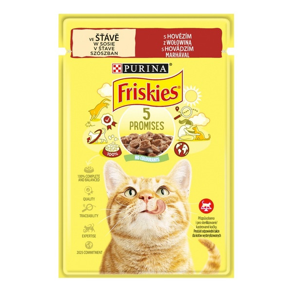 Friskies Wołowina saszetka 85g