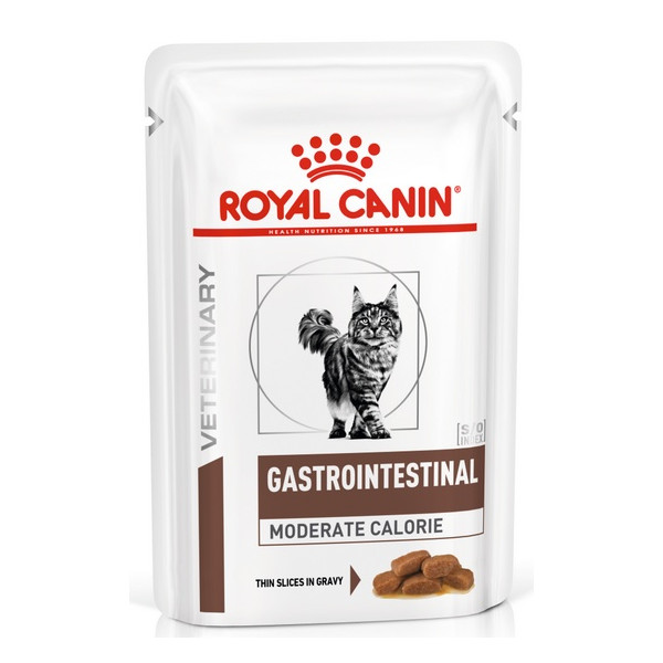 Royal Canin Veterinary Diet Feline Gastrointestinal Moderate Calorie saszetka 85g