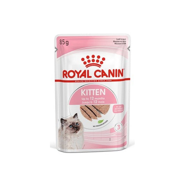 Royal Canin Kitten pasztet (loaf) karma mokra dla kociąt do 12 miesiąca życia saszetka 85g