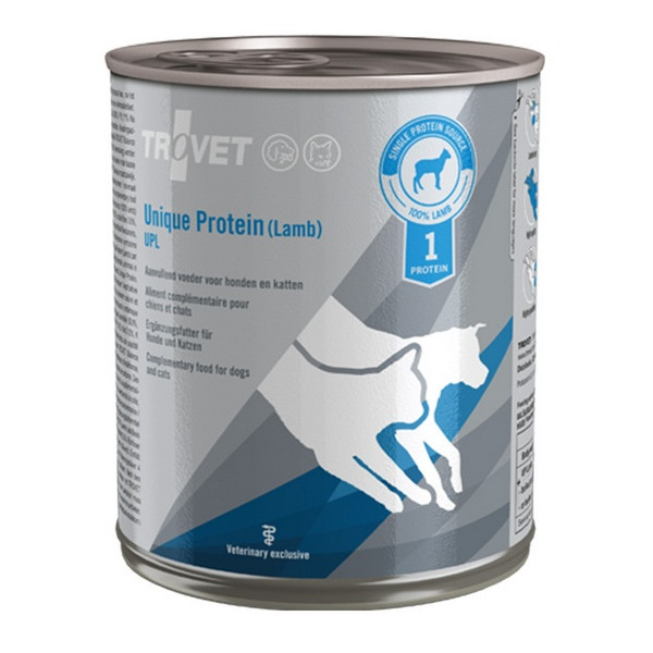 Trovet Unique Protein UPL Jagnięcina dla psa i kota puszka 800g