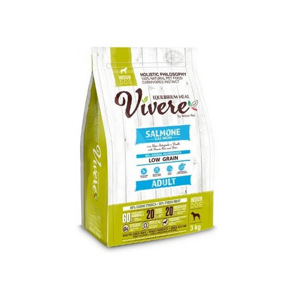 Vivere Dog Medium Adult Salmon 3kg