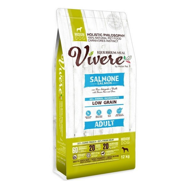 Vivere Dog Medium Adult Salmon 12kg