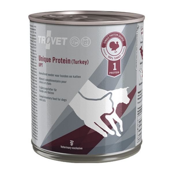 Trovet Unique Protein UPT Indyk dla psa i kota puszka 800g