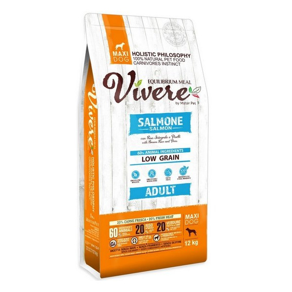 Vivere Dog Maxi Adult Salmon 12kg