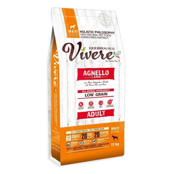 Vivere Dog Maxi Adult Lamb 12kg