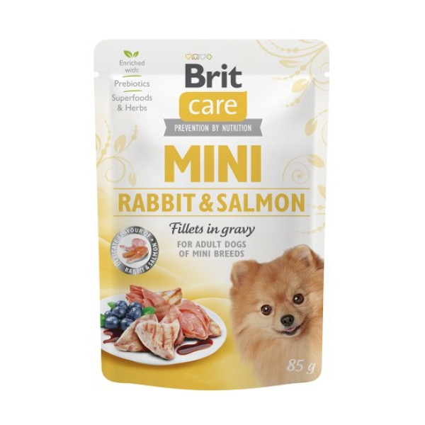 Brit Care Dog Mini Rabbit & Salmon saszetka 85g