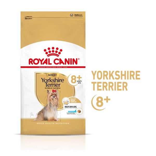 Royal Canin Yorkshire Terrier Adult 8+ karma sucha dla psów starszych rasy yorkshire terrier 3kg