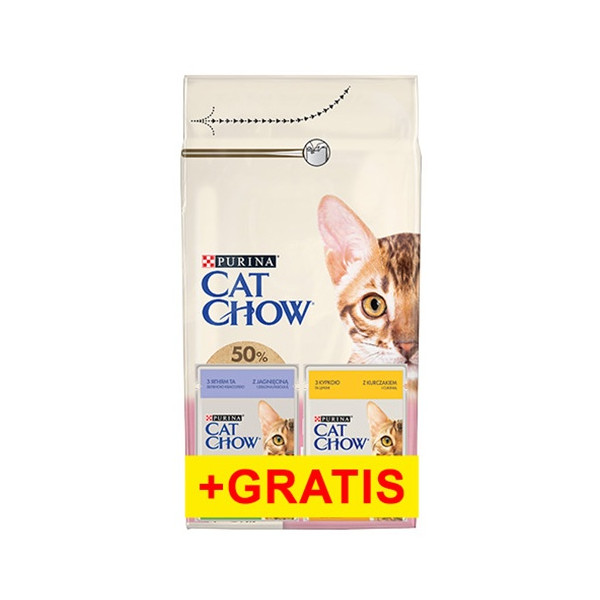 Purina Cat Chow Kitten z Kurczakiem 1,5kg + saszetki 2x85g gratis