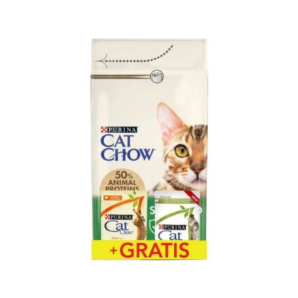 Purina Cat Chow Special Care Sterilised 1,5kg + saszetki 2x85g gratis