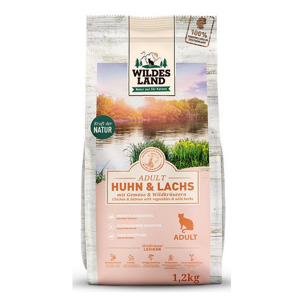 Wildes Land Cat Classic Adult Huhn & Lachs 1,2kg