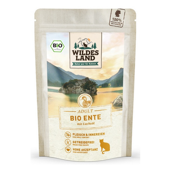 Wildes Land Cat Bio Ente Pur saszetka 85g