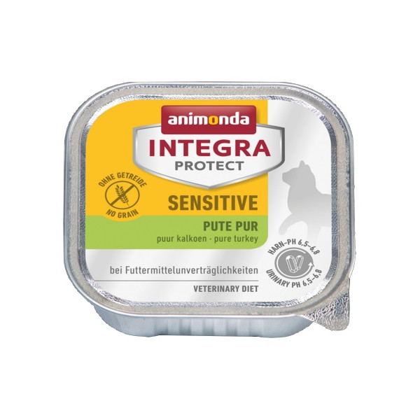 Animonda Integra Protect Sensitive dla kota - z indykiem tacka 100g