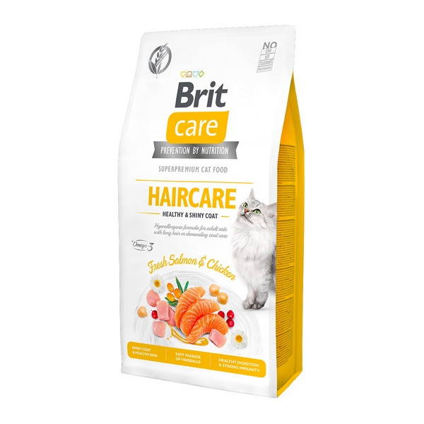 Brit Care Cat Grain Free Haircare Healthy & Shiny Coat 2kg