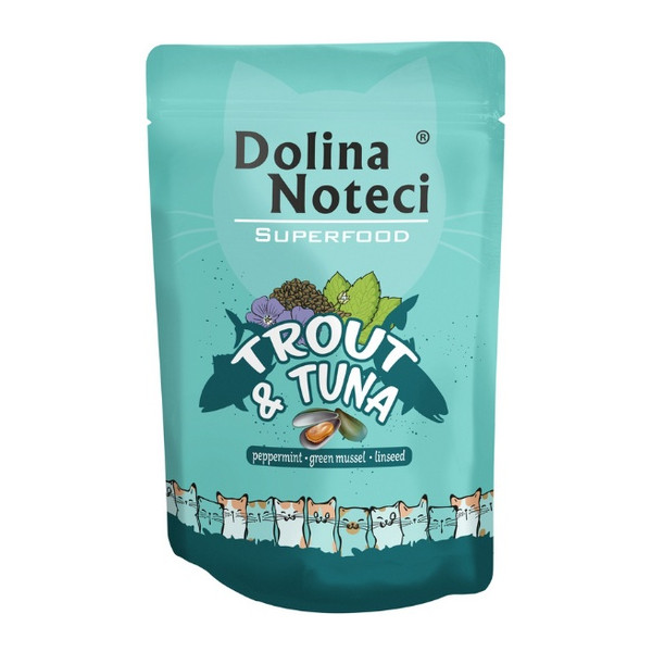 Dolina Noteci Superfood Kot Pstrąg i tuńczyk saszetka 85g