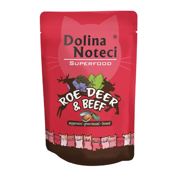 Dolina Noteci Superfood Kot Sarna i wołowina saszetka 85g