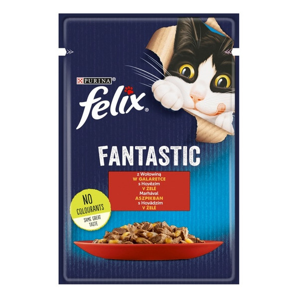 Felix Fantastic Wołowina w galaretce saszetka 85g