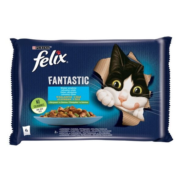 Felix Fantastic Rybne Smaki z warzywami w galaretce saszetka 4x85g