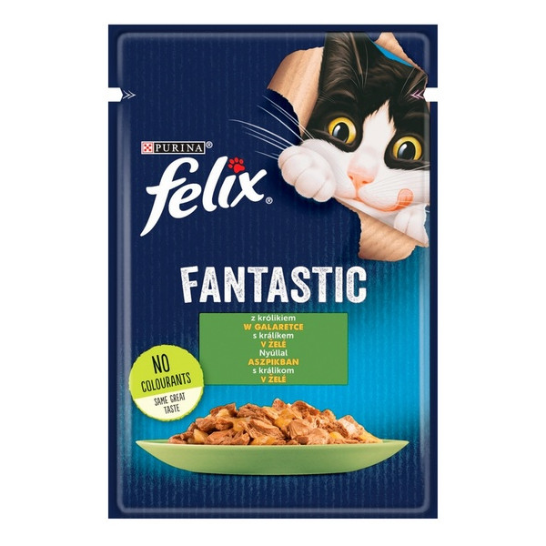 Felix Fantastic Królik w galaretce saszetka 85g