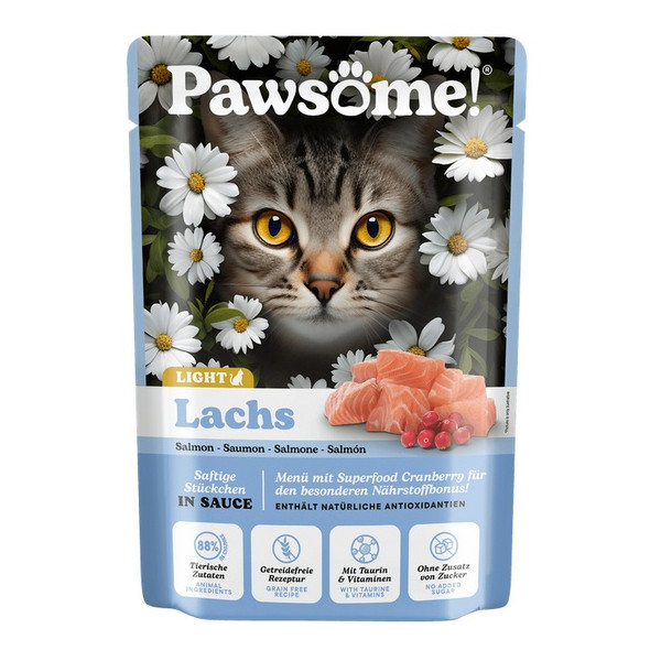 Pawsome Adult Light Lachs - łosoś saszetka 85g