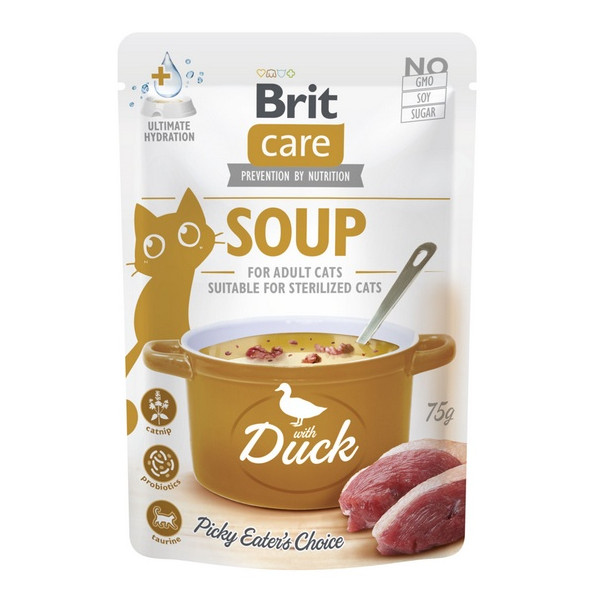 Brit Care Cat Soup Duck saszetka 75g