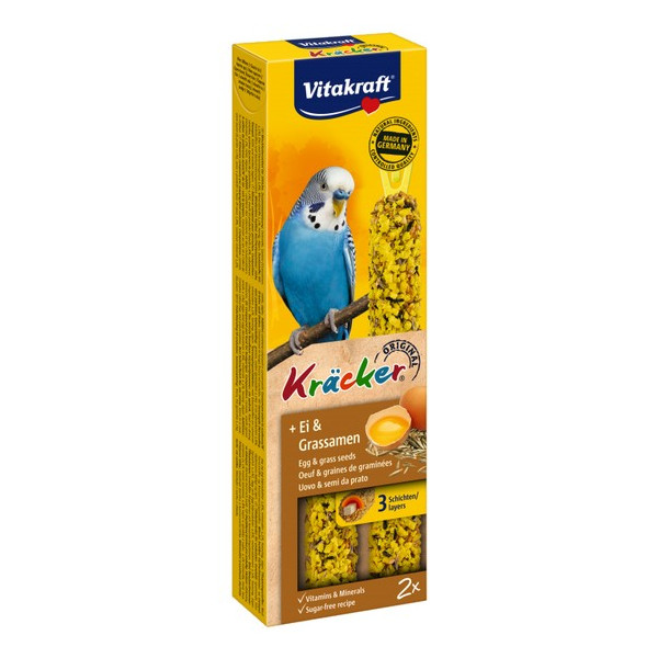 Vitakraft Kracker 2szt Papuga falista Jajeczny 60g [2121263]