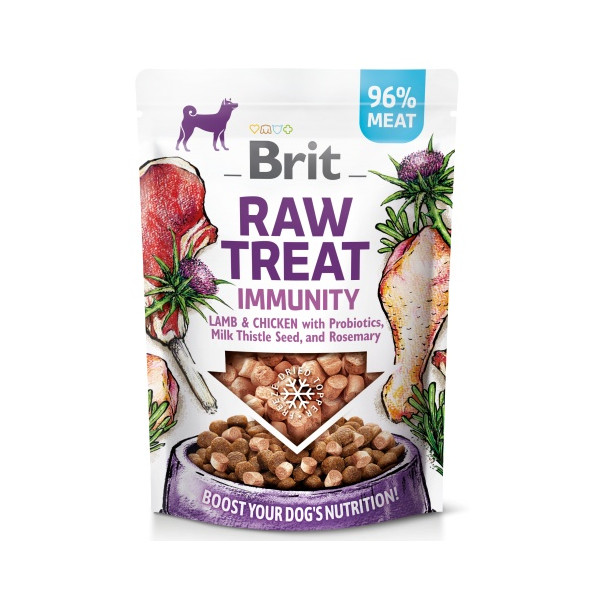 Brit Raw Treat Dog Immunity Lamb & Chicken 40g