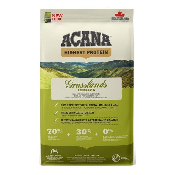 Acana Highest Protein Grasslands Dog 11,4kg